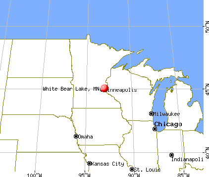 White Bear Lake, Minnesota map