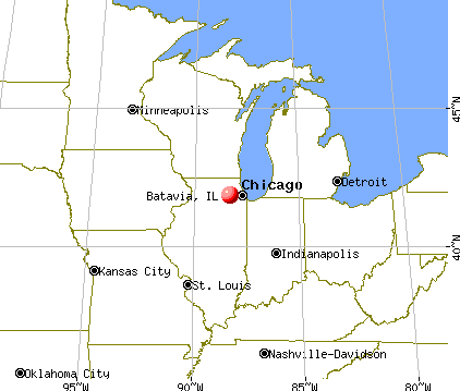 Batavia, Illinois map