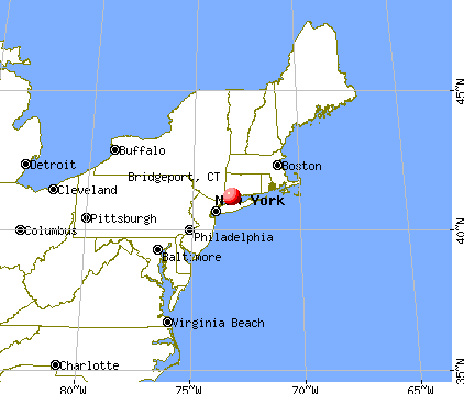 Bridgeport, Connecticut map