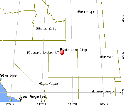 Pleasant Grove, Utah map