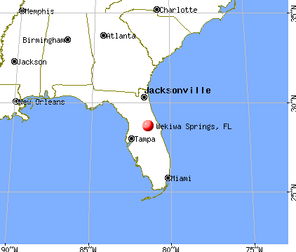 Wekiwa Springs, Florida map