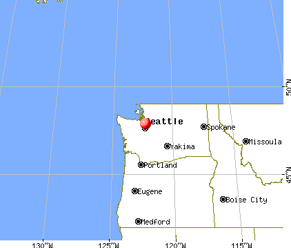 Picnic Point-North Lynnwood, Washington map