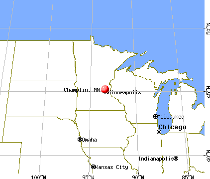 Champlin, Minnesota map