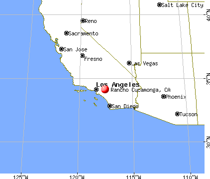 Rancho Cucamonga, California map