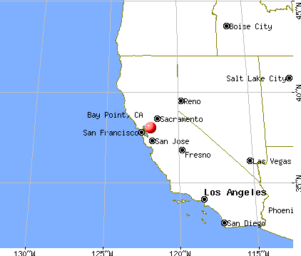 Bay Point, California map