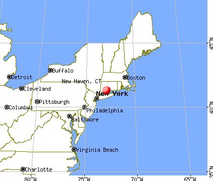 New Haven, Connecticut map
