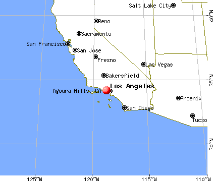 Agoura Hills, California map