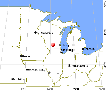 Fitchburg, Wisconsin map
