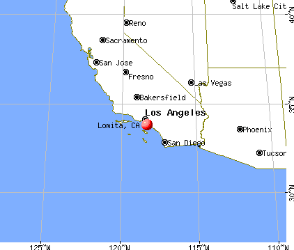 Lomita, California map