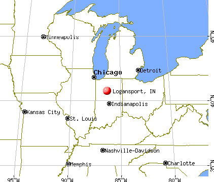 Logansport, Indiana map