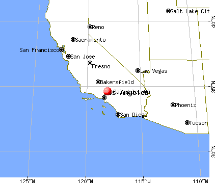 Palmdale, California map