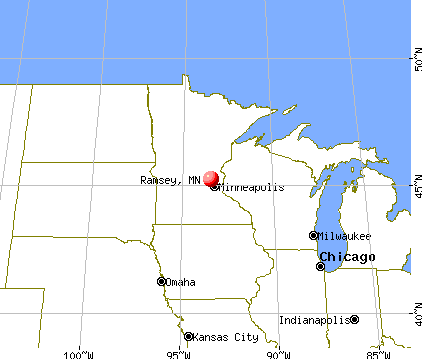 Ramsey, Minnesota map
