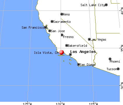 Isla Vista, California map