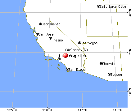 Adelanto, California map
