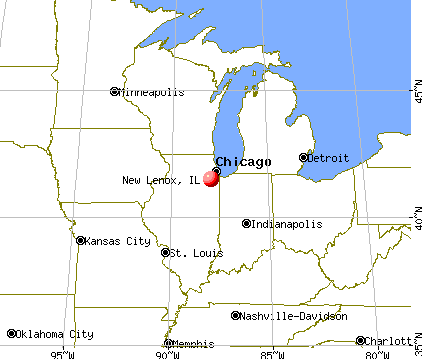 New Lenox, Illinois map