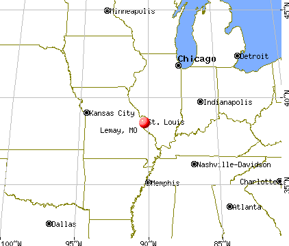 Lemay, Missouri map