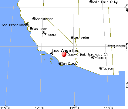 Desert Hot Springs, California map