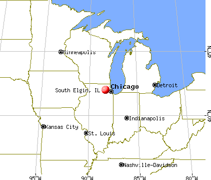 South Elgin, Illinois map
