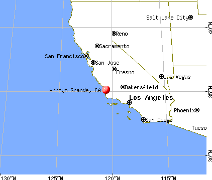 Arroyo Grande, California map