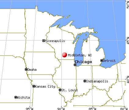 Middleton, Wisconsin map