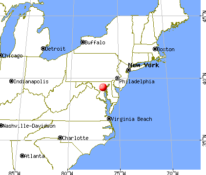 Lansdowne-Baltimore Highlands, Maryland map
