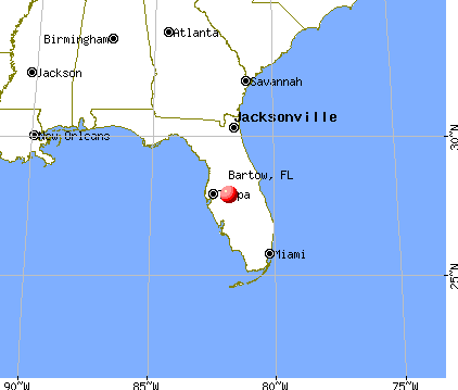 Bartow, Florida map