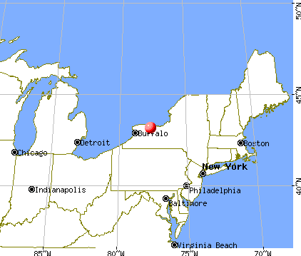 Gates-North Gates, New York map