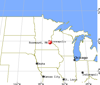 Rosemount, Minnesota map