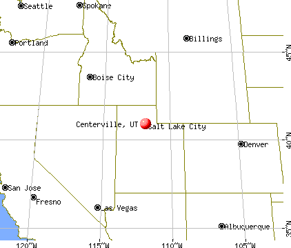 Centerville, Utah map