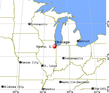Mokena, Illinois map