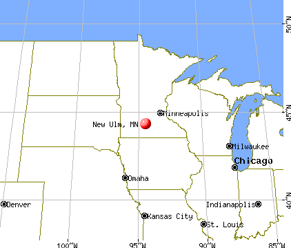 New Ulm, Minnesota map