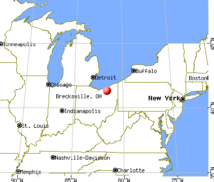 Brecksville, Ohio map