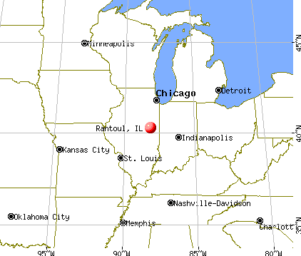 Rantoul, Illinois map