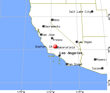 Shafter, California map
