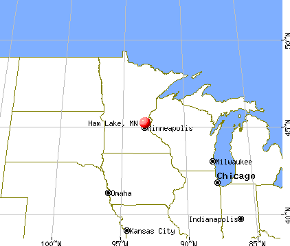 Ham Lake, Minnesota map