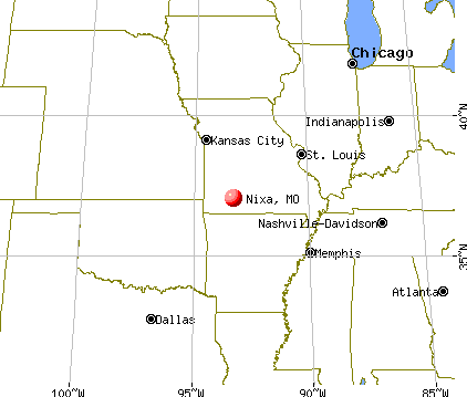 Nixa, Missouri map