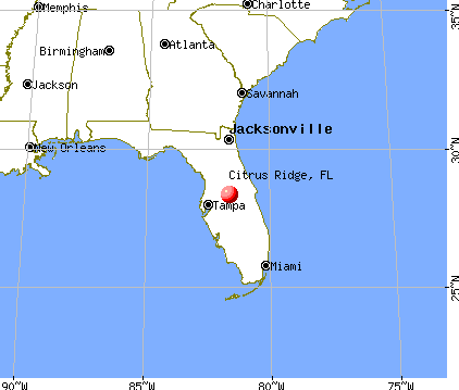 Citrus Ridge, Florida map