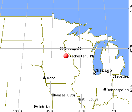 Rochester, Minnesota map