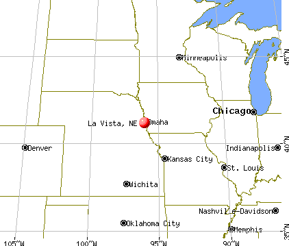 La Vista, Nebraska map