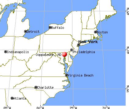Joppatowne, Maryland map