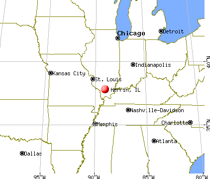 Herrin, Illinois map
