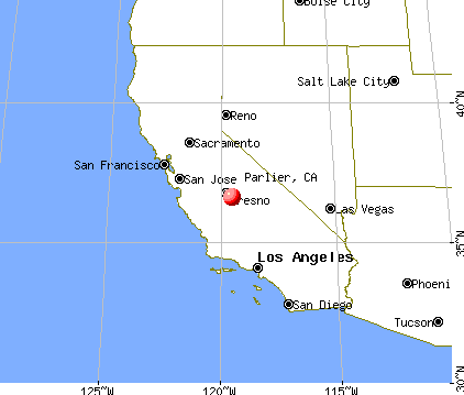 Parlier, California map