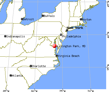 Lexington Park, Maryland map