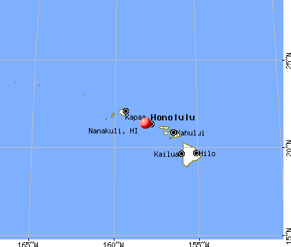 Nanakuli, Hawaii map