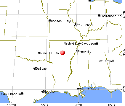 Maumelle, Arkansas map