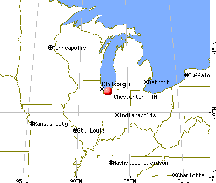 Chesterton, Indiana map
