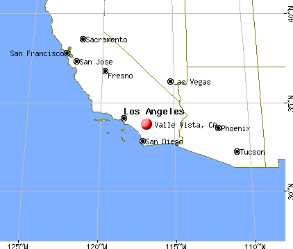 Valle Vista, California map