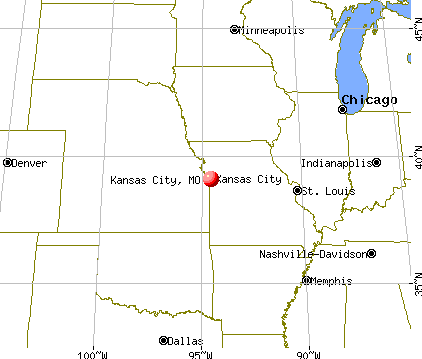 Kansas City, Missouri map