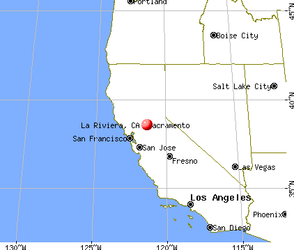 La Riviera, California map