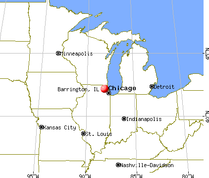 Barrington, Illinois map